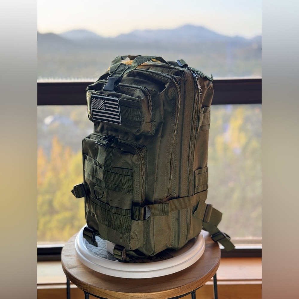 Olive Green Tactical Backpack - image 6